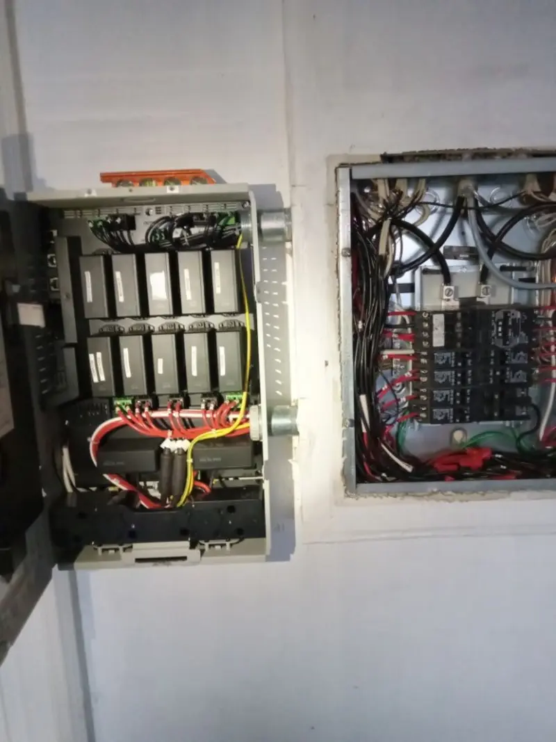 Electrical panel upgrade completed for Security Camera Wiring in Hood River